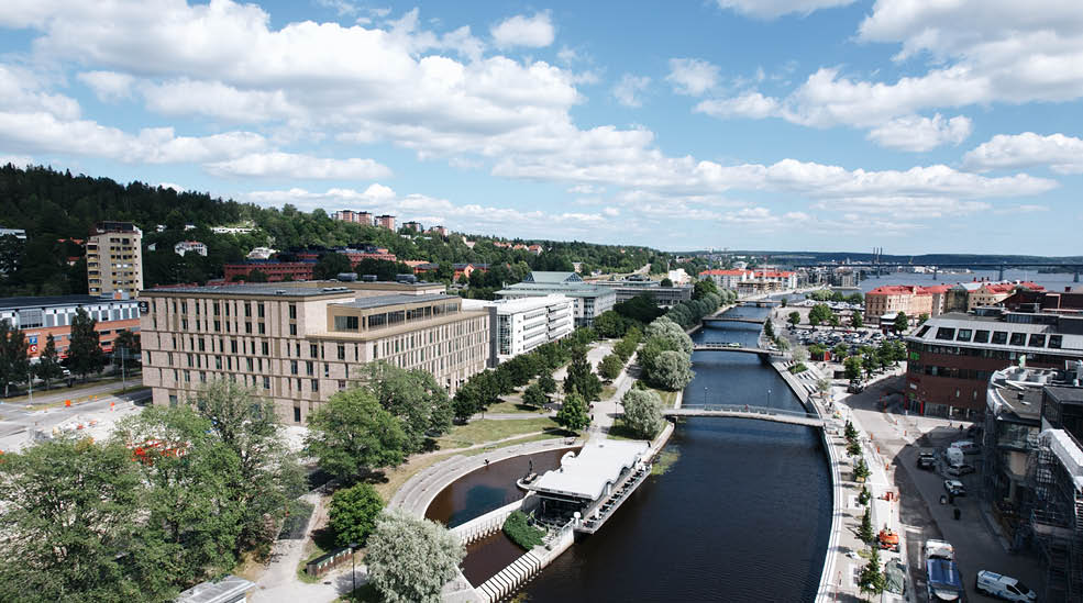 Vackra Clarion Hotell i Sundsvall alldeles intill Sel�ngers�n